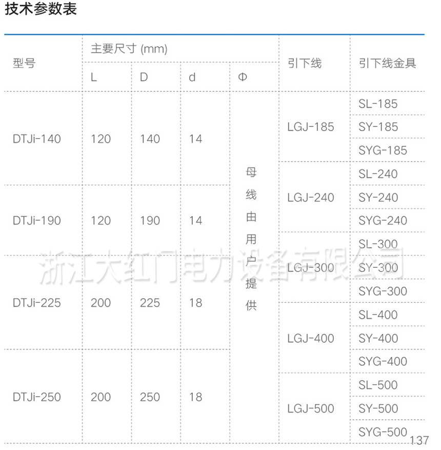 DTJ1型倒装接头金具