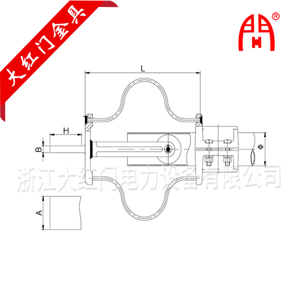 WISZS型管母线间伸缩线夹