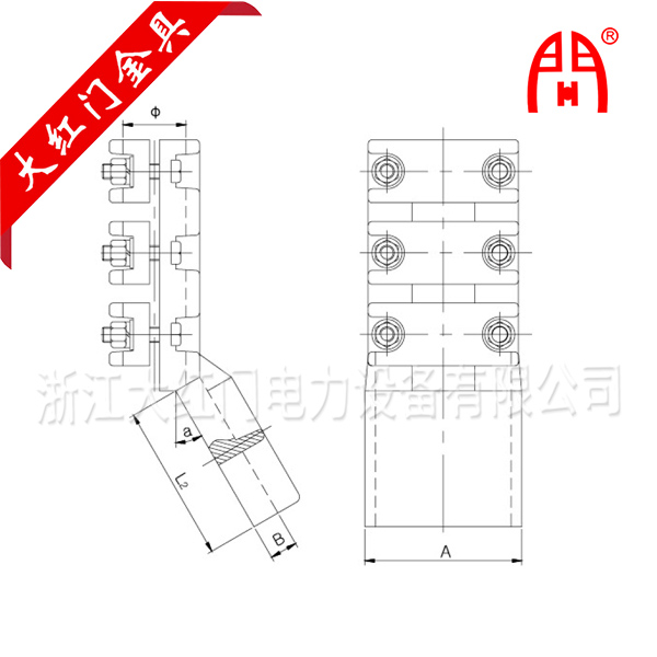 SL-N;SL-K系列耐热导线、大截面导线螺栓型设备线夹