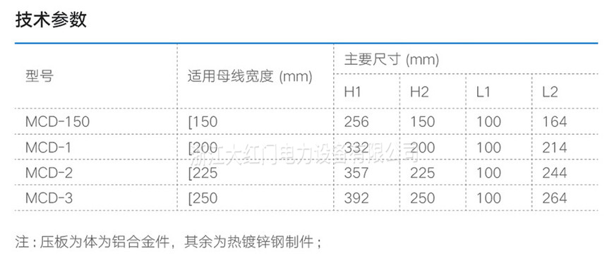 MCD型槽型母线吊挂金具